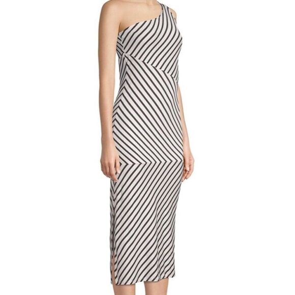 Rachel Pally Women's Nikolla Dress, Black/White Stripe, XS - Picture 3 of 3